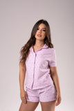 Pijama Alondra Cotton- Short -Camisa-con-Botones