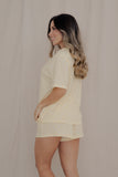 Conjunto Zafir Amarillo - short - camisa