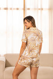 Pijama Alondra Estampada-short-camisa