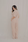 Conjunto Filipina Beige- pantalón+camisa manga larga