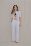 Conjunto Filipina Blanco + pantalón+camisa manga larga