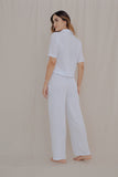Conjunto Filipina Blanco + pantalón+camisa manga larga