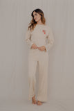 Conjunto Karoi Nude - pantalón+camisa manga larga