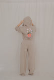 Conjunto Renacer Beige - Jogger + zipper hoddie
