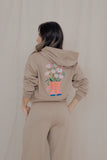 Conjunto Renacer Beige - Jogger + zipper hoddie