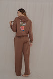 Conjunto Renacer Chocolate- Jogger + zipper hoddie