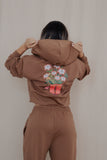 Conjunto Renacer Chocolate- Jogger + zipper hoddie