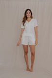 Conjunto Zafir Blanco - short - camisa