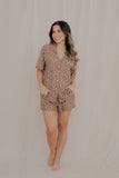 Conjunto Zafir Mocca - short - camisa