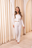Pijama Trio Gabi-pantalon-top-blusa