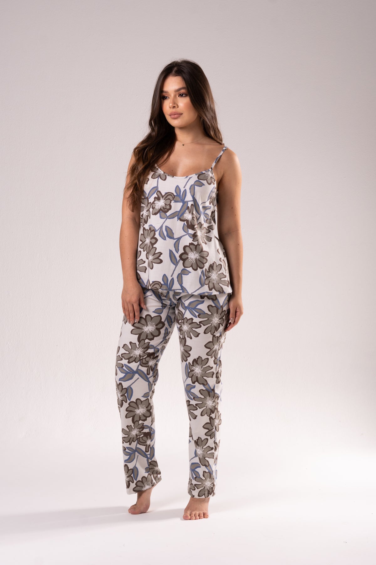 Pijama Sally-pantalon -camisa-tiras