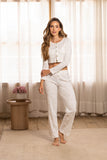 Pijama Trio Gabi-pantalon-top-blusa
