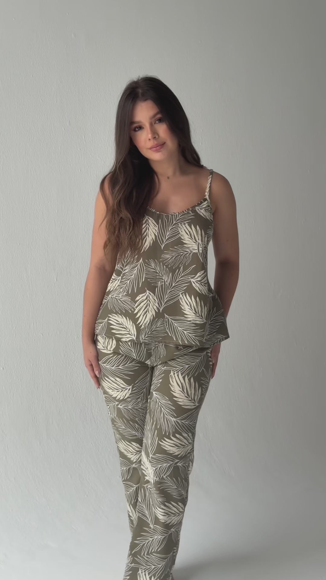 Pijama Sally-pantalon -camisa-tiras