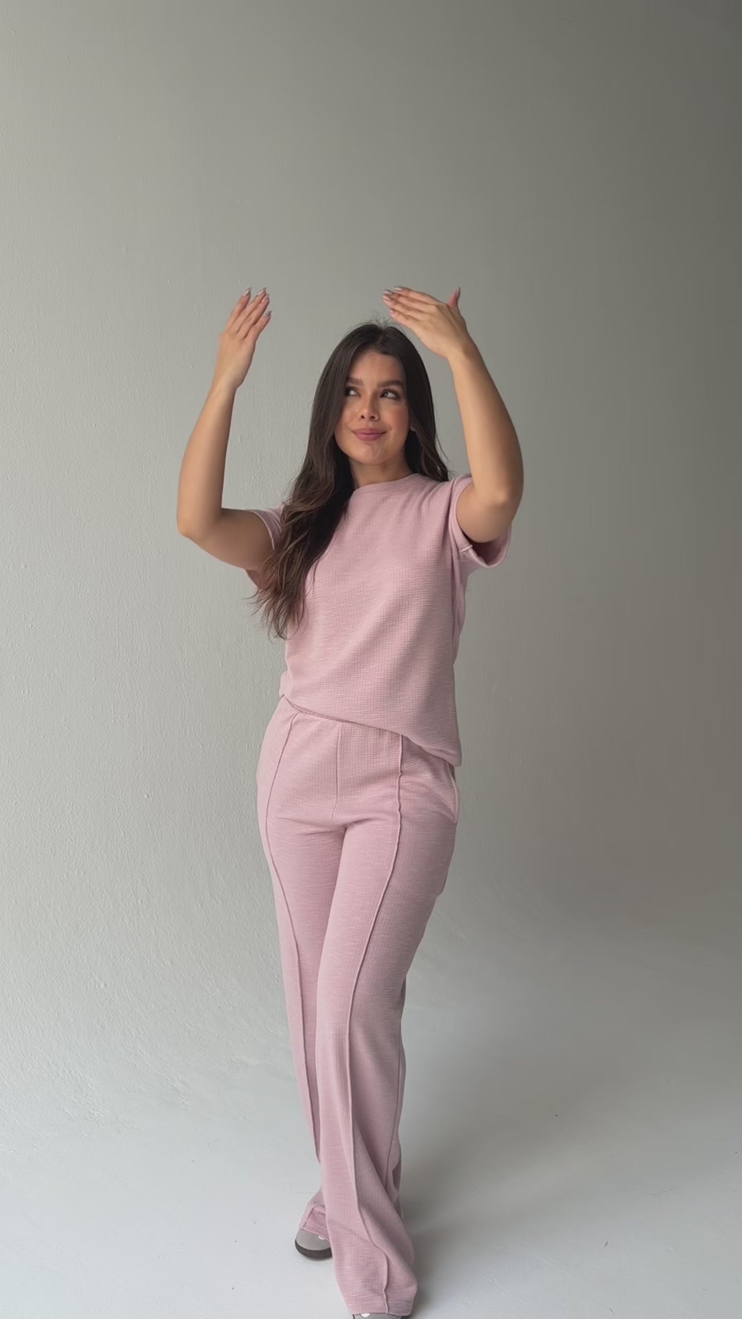 Conjunto Urban Chic Texturizado_Pantalon-Camiseta