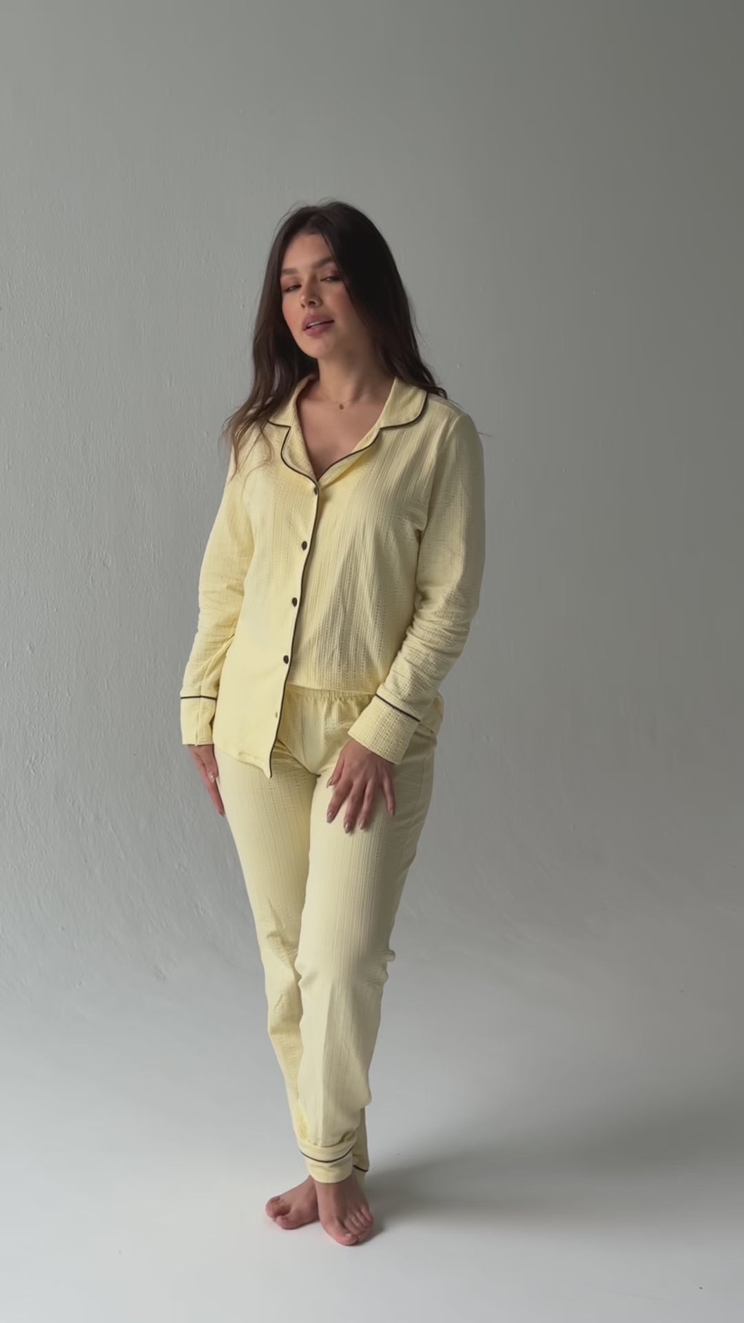 Pijama Moreliana Cotton-Pantalon-Camisa-Manga-Larga